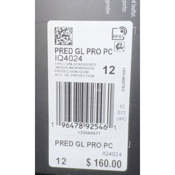 NWT Adidas Predator GL Pro PC Mens Goalkeeper Goalie Gloves Size 12 Neon IQ4024 - Picture 6 of 6